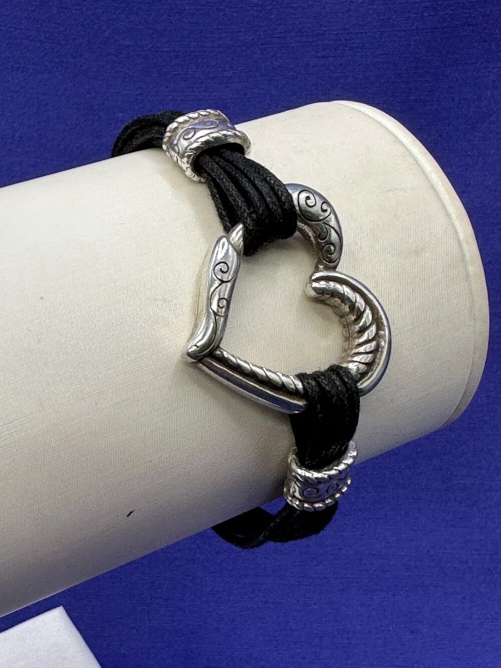 Brighton Silver Plated Heritage Heart Bracelet - Picture 6 of 13